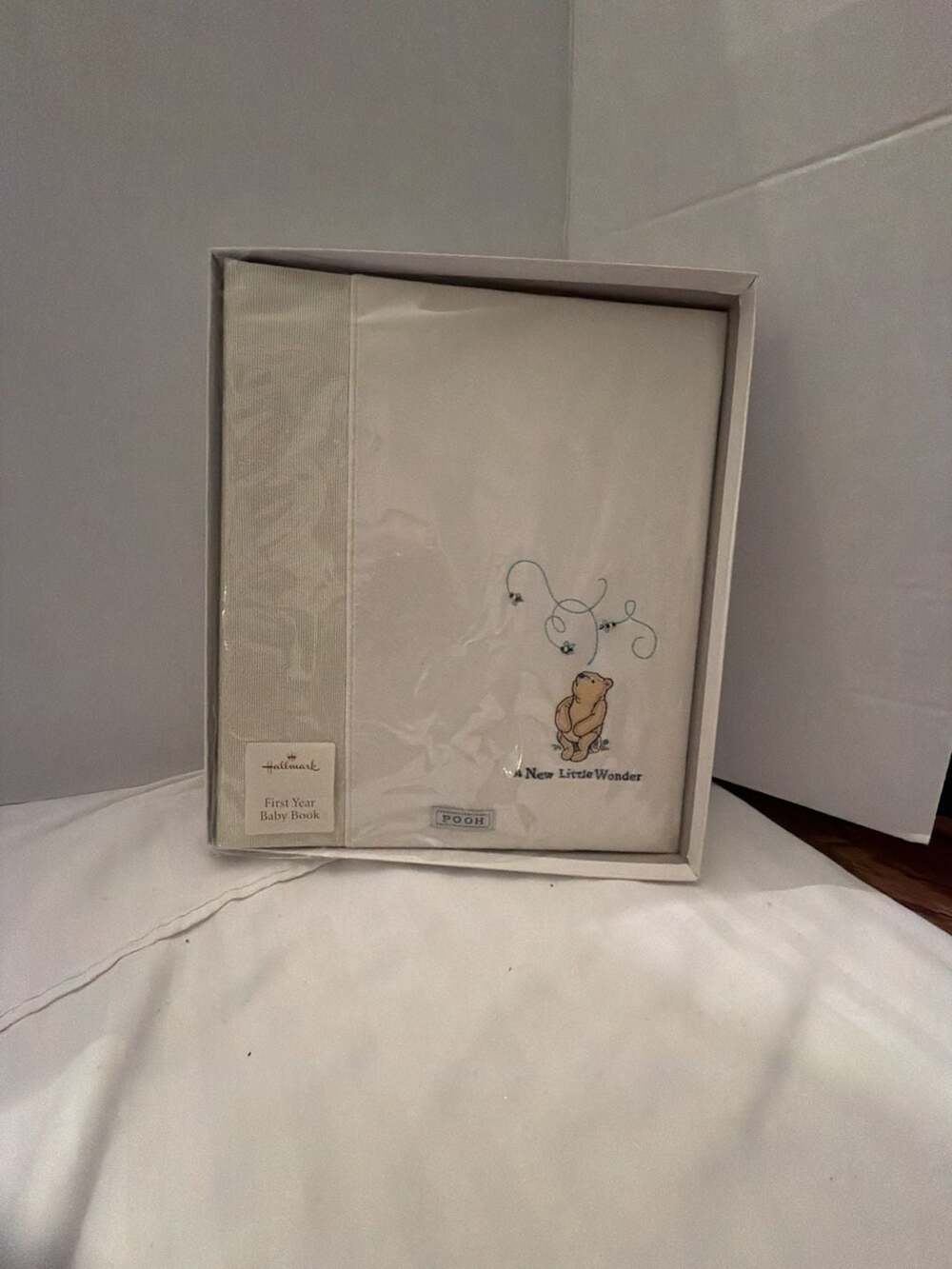 Hallmark Winnie the Pooh A New Little Wonder First Year Baby Book in Box